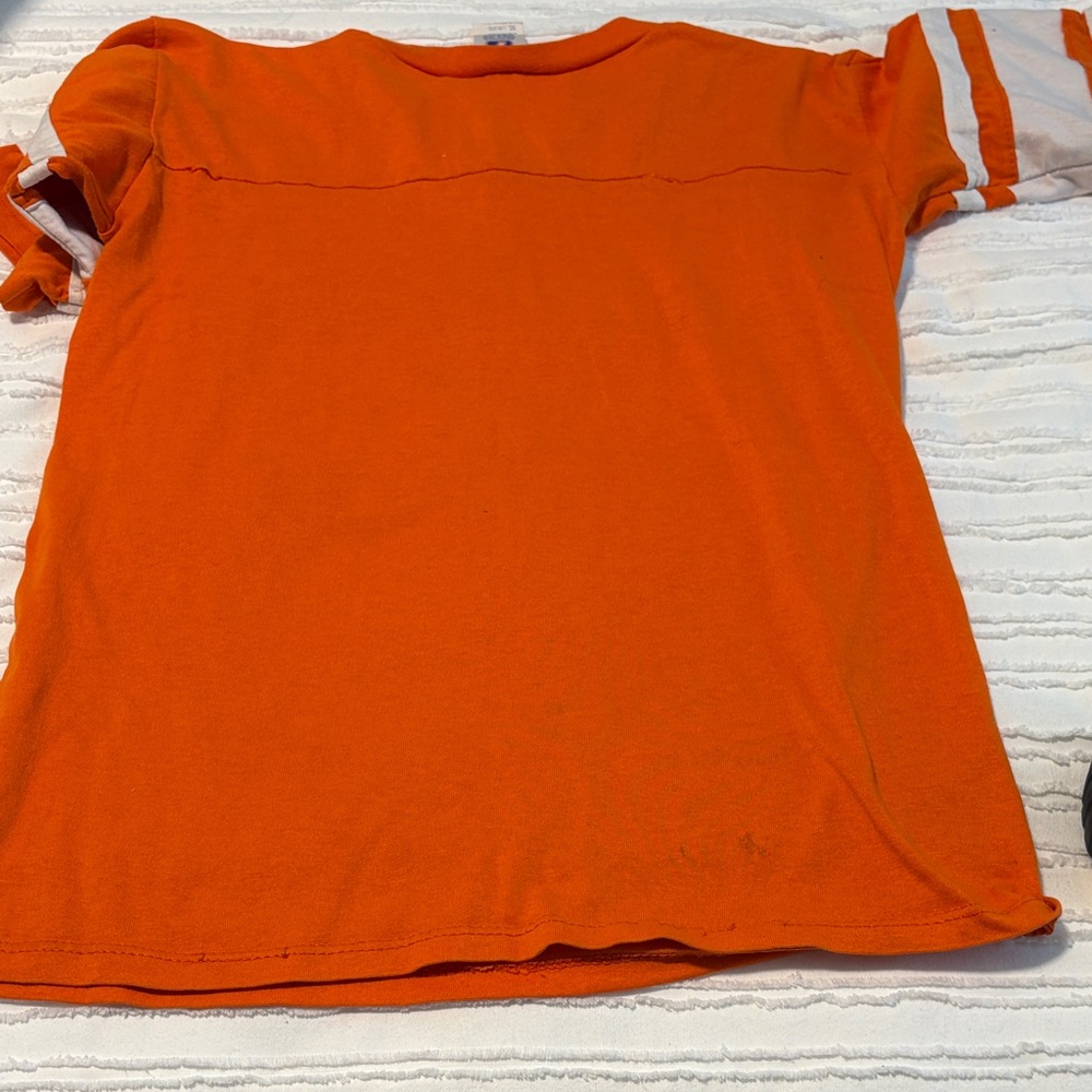 Vintage Cleveland Browns Kids Orange T-Shirt - Picture 6 of 10